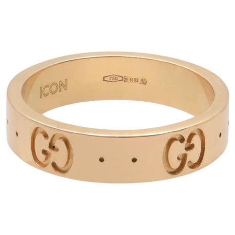 gucci rose gold ring band discount|Gucci band rings.